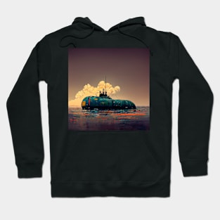 Submarine in No man's land Hoodie